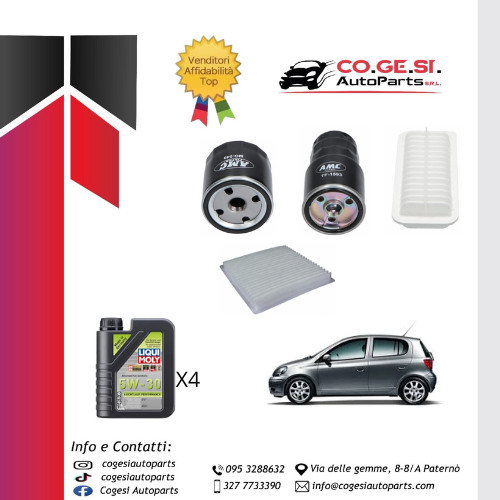 Kit tagliando filtri toyota - kit, 4