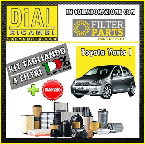 Kit tagliando filtri toyota - kit,