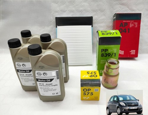 Kit tagliando toyota yaris - kit,