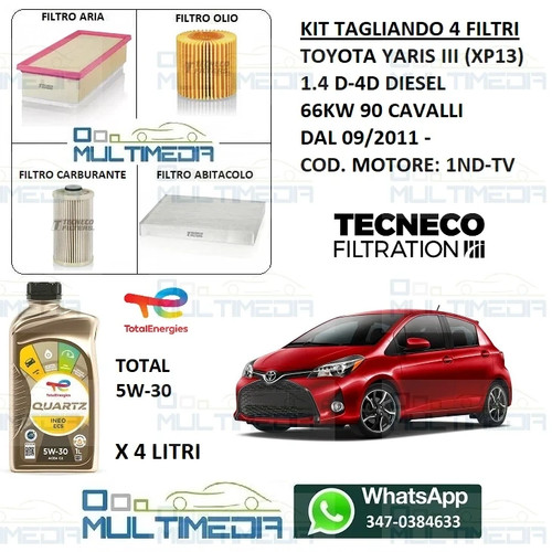Kit tagliando filtri olio - kit,
